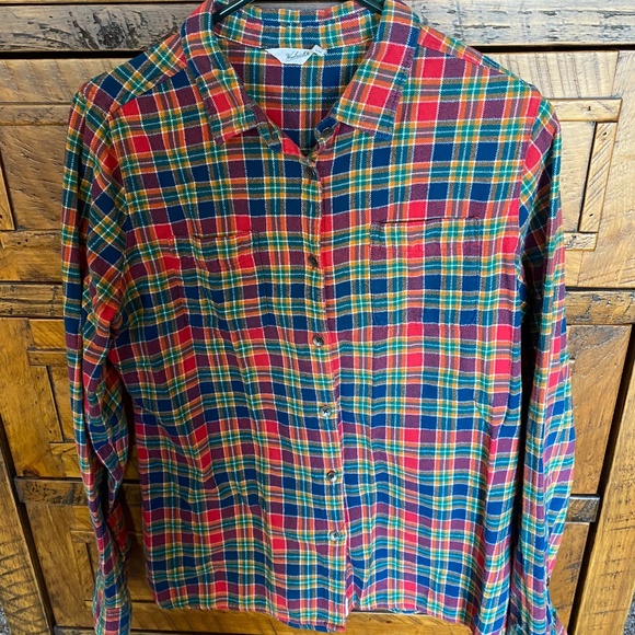 Woolrich colorful flannel shirt like new - Picture 1 of 2